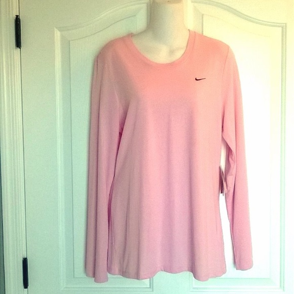 Nike Tops - Womens Nike Pink Long Sleeve Shirt L